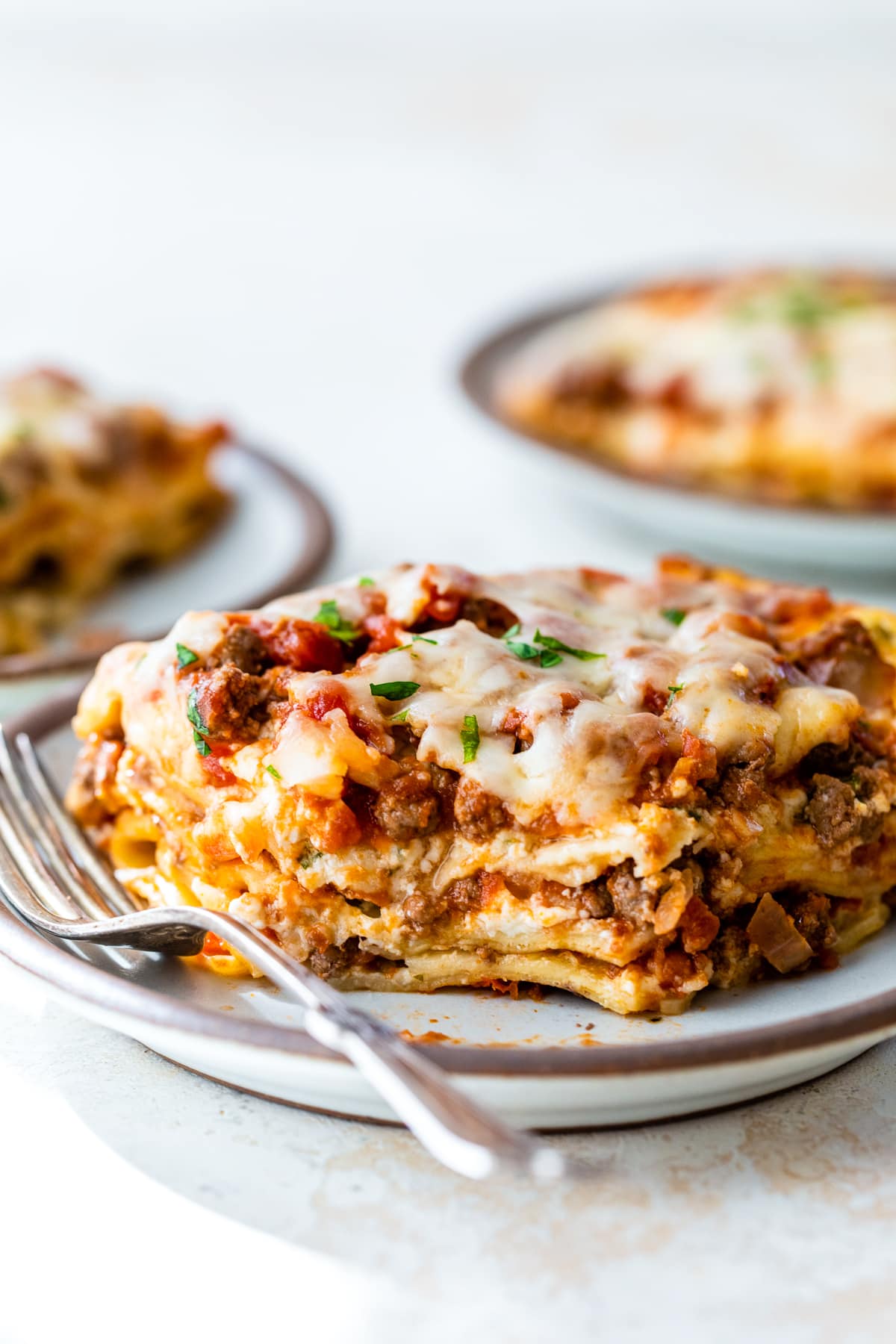 EAT CLEAN LASAGNA WITH MEAT SAUCE
