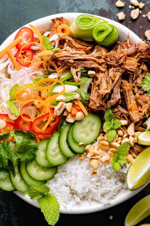 ORGANIC KOREAN BBQ PORK BOWL
