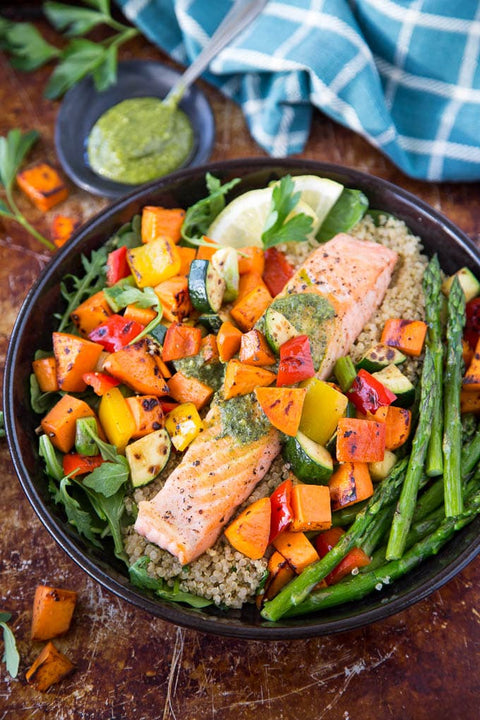 WILD-CAUGHT SALMON SUPERFOOD BOWL