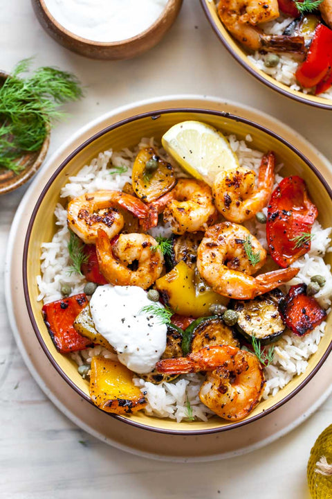 WILD-CAUGHT GARLIC HERB ROASTED SHRIMP
