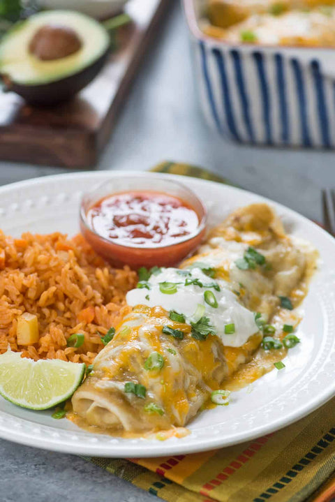 THE MILLION DOLLAR CHICKEN ENCHILADAS