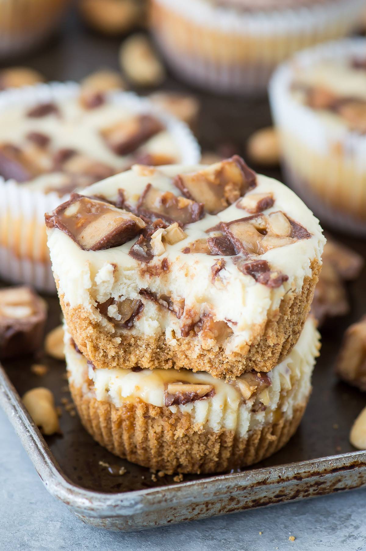 SNICKERS PROTEIN CHEESECAKE CUPS