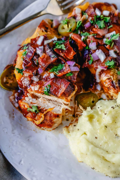 ORGANIC BBQ CHICKEN COWBOY BOWL