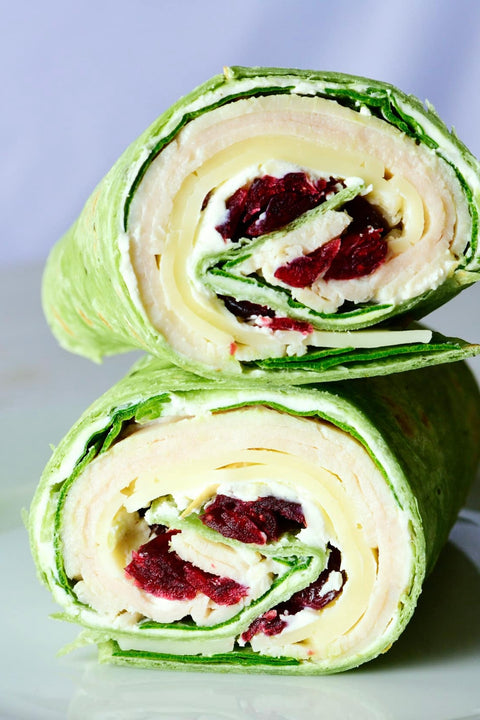 CRANBERRY SPINACH TURKEY WRAP
