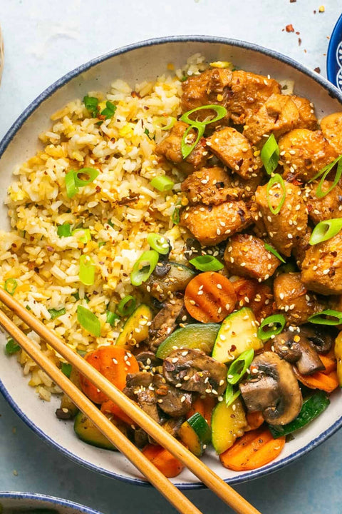 ORGANIC CHICKEN HIBACHI BOWL
