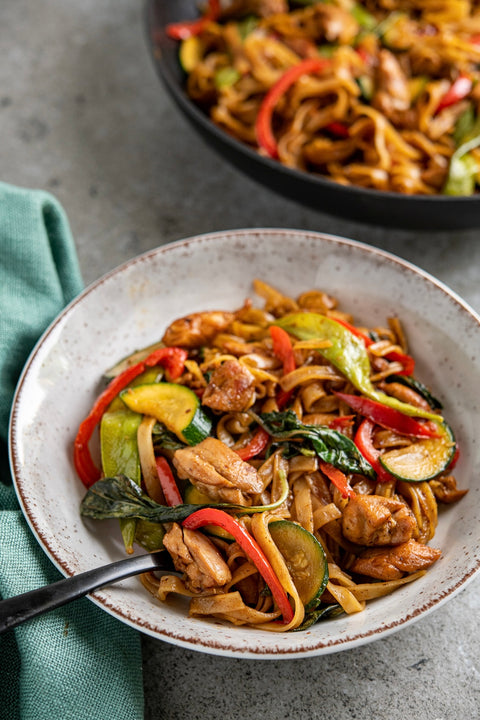 ORGANIC DRUNKEN CHICKEN NOODLE BOWL