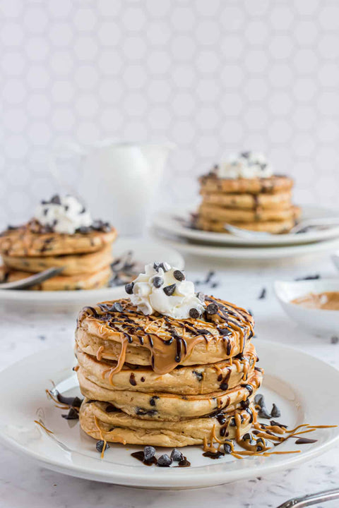 DARK CHOCOLATE PEANUT BUTTER PROTEIN PANCAKE