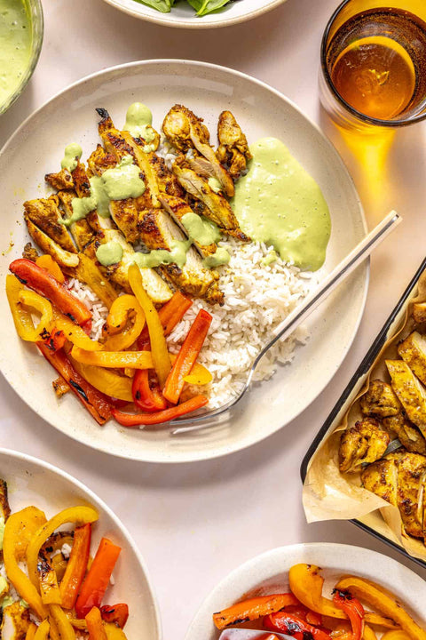 EAT CLEAN CHICKEN SHAWARMA BOWL