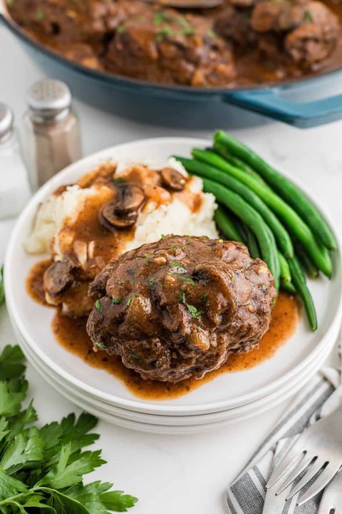 GRASS-FED SALISBURY STEAK