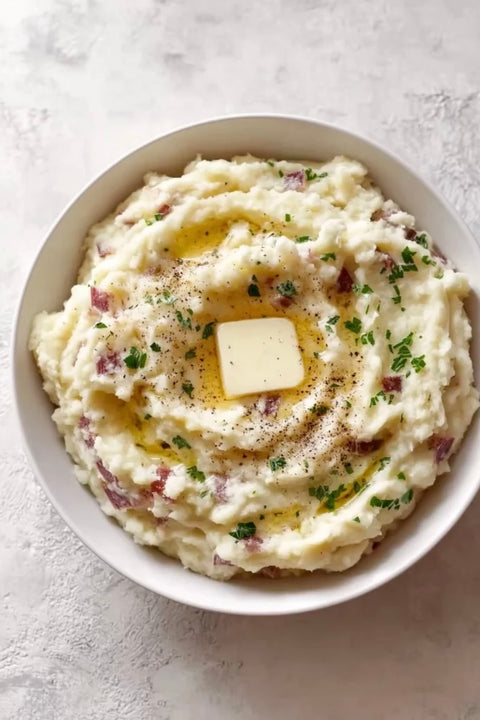 ORGANIC GARLIC PARMESAN MASHED POTATO HOLIDAY SIDE