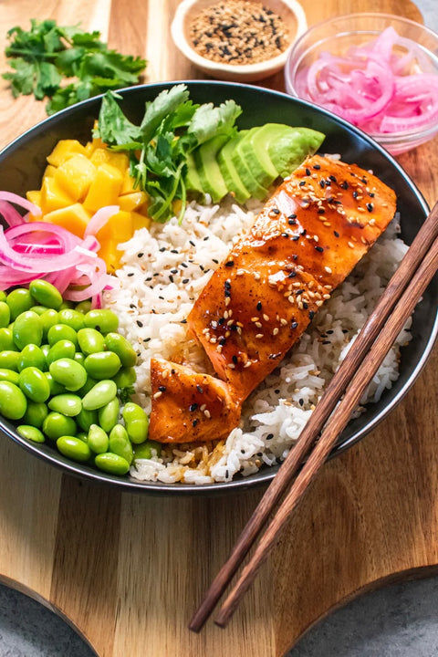 WILD CAUGHT SALMON "POKE" BOWL