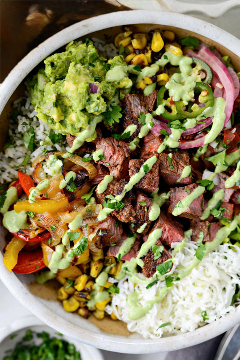 MEXICALI GRASS-FED STEAK BURRITO BOWL