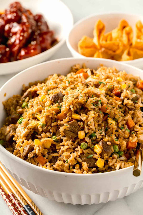 GRASS-FED HIBACHI STEAK FRIED RICE
