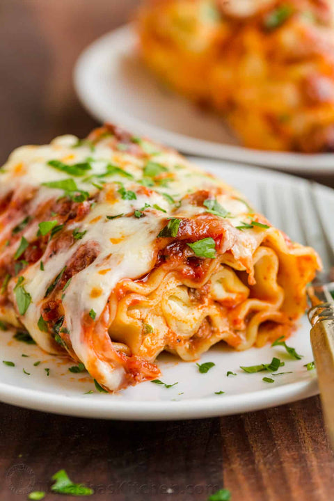 GRASS-FED BEEF LASAGNA ROLL UPS