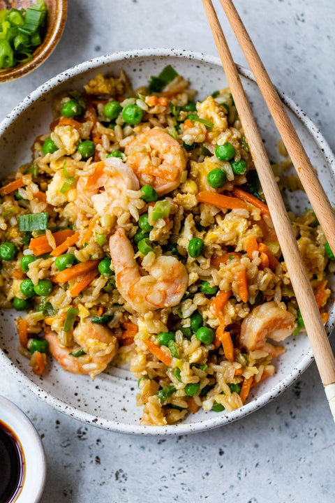 WILD-CAUGHT SHRIMP FRIED RICE