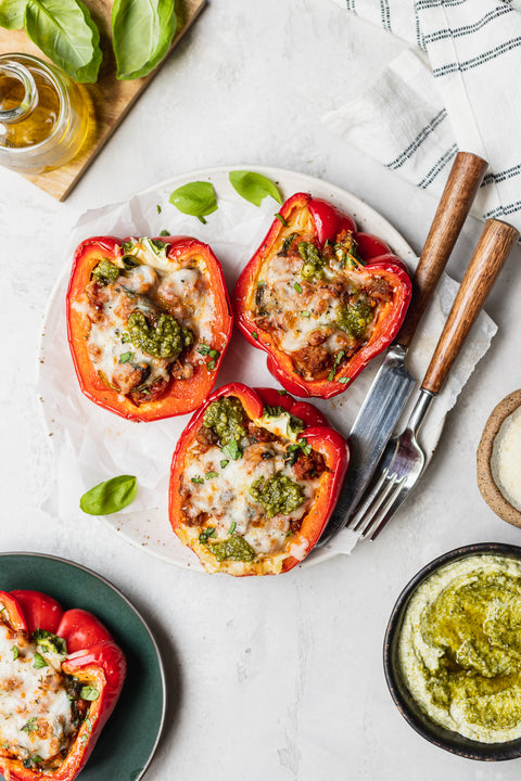 ITALIAN SAUSAGE STUFFED BELL PEPPER
