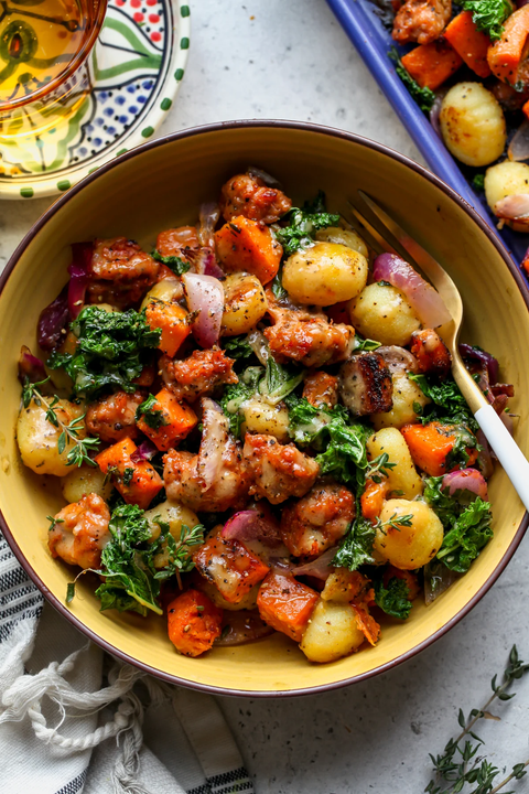 ORGANIC MAPLE-MISO SWEET POTATO & TURKEY SAUSAGE GNOCCHI