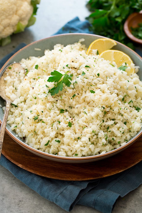 ORGANIC GARLIC HERB RICED CAULIFLOWER
