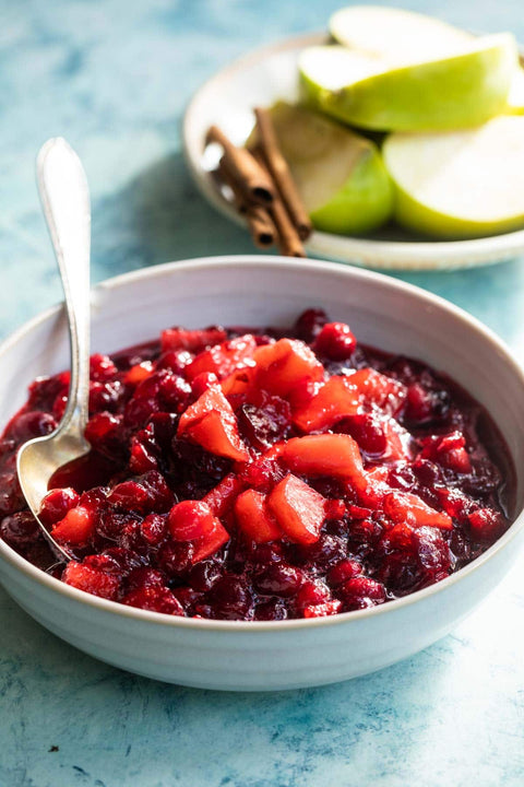 CRANBERRY APPLE SAUCE THANKSGIVING SIDE